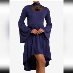 Disney Evil Queen Purple Dress with Bell Sleeves From Hot Topic